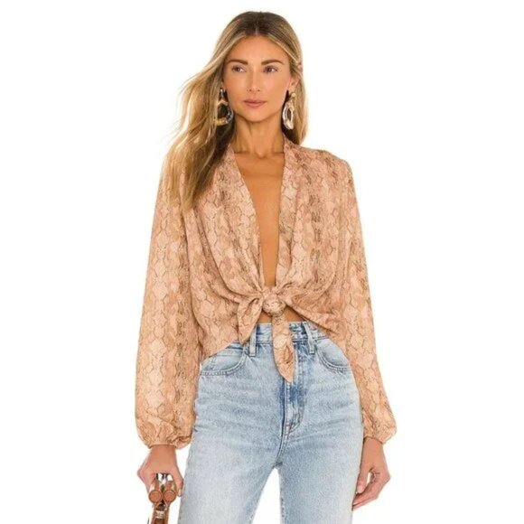 Resa Luna Blouse in Boa - Picture 1 of 11